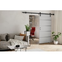 Bīdāmās istabas durvis LORNI PLUS - Loft, balts Bīdāmās istabas durvis LORNI PLUS - Loft, balts